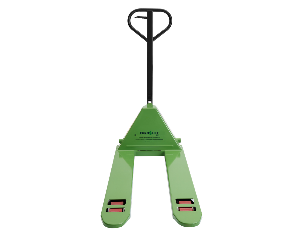 Тележка гидравлическая JD01 (г/п 2.0тн, L=1150мм, B=550мм) П/У колеса Euro-Lift