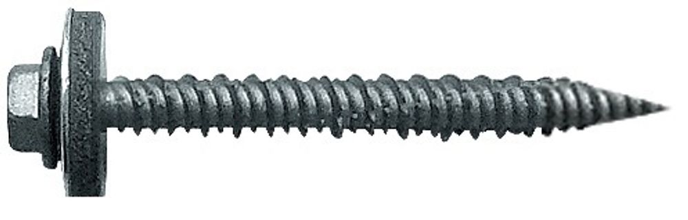 Саморезы HARPOON с EPDM шайбой для крепления профилированных листов к металлоконструкциям до 12,5 мм HE5-R-Z19