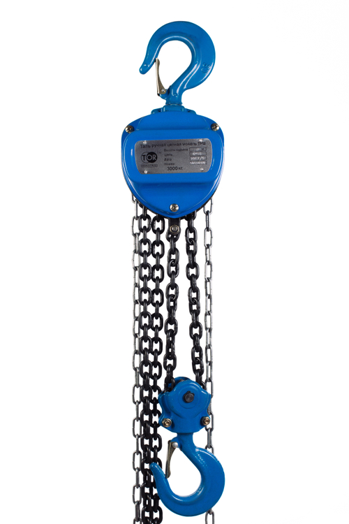 Таль ручная шестеренная TOR ТРШ C 3ТХ3М PRO (для тяжелых работ)