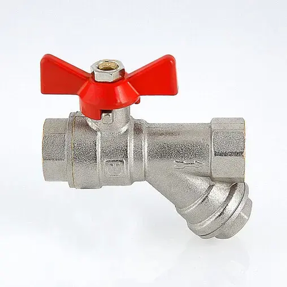 Кран шаровый с фильтром ½"в x ½"в Valtec Combi VT.293.N.04