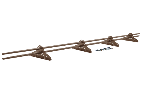 Снегозадержатель NEW трубчатый Grand Line RAL 8025 3м