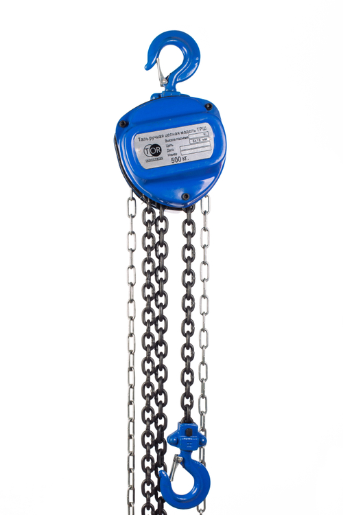 Таль ручная шестеренная TOR ТРШ C 0,5ТХ6М PRO (для тяжелых работ)
