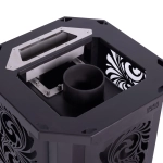 Печь для бани Сталь-Мастер HARD 16М Хохлома без дверцы закрыт.каменка дровяная сетка