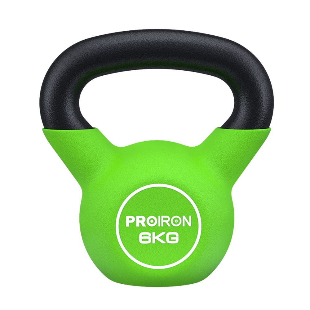 Гиря неопреновая 6кг ProIron от ГЕЛЕОС