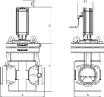 Клапан регулятор-давления ICM 100 (100 DIN), без привода