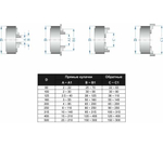 Патрон токарный 3-х кулачковый 7100-0002П К11-100 (100 мм) GRIFF b208058