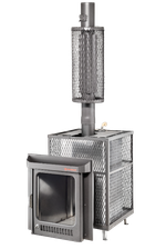 Печь для бани "Квадра" в сетке