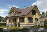 Сайдинг LUX под дерево, Блок-Хаус, камчатский