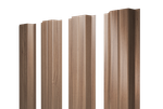 Штакетник П-образный A с прямым резом 0,45 Print Elite Honey Wood TwinColor