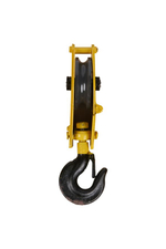 Блок монтажный однорольный с крюком TOR 1 т с откидной щекой (K)*