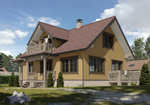Сайдинг LUX под дерево, Ёлочка, зрелый каштан
