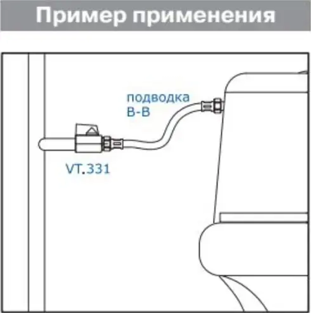 Кран шаровый мини ½"в x ½"н Valtec Mini VT.331.N.04