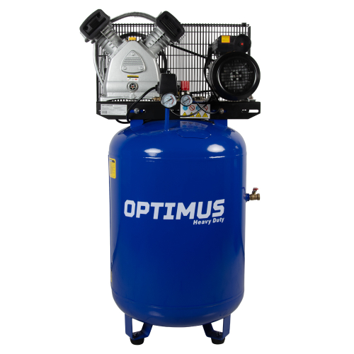 OPT-301042A Компрессор поршневой вертикальный, ресивер 100 л, 420 л/мин, 2.2 КВт