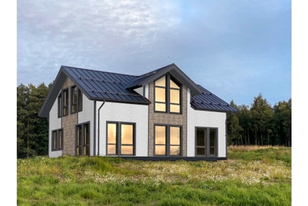 Кликфальц Pro Grand Line 0,5 Rooftop Бархат с пленкой на замках RAL 7024 мокрый асфальт