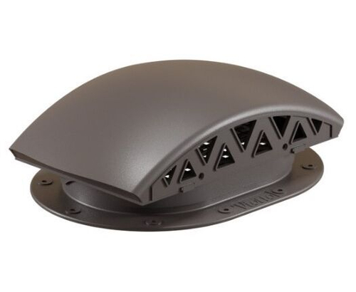 Вентилятор подкровельного пространства для готовой мягкой и фальцевой кровли, черепаха 352/250/115 коричневый RAL 8019