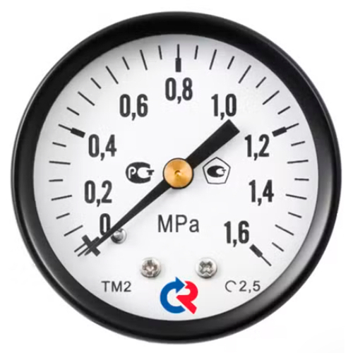 Манометр Росма ТМ-11GТ.GG (G-4кгс/см2) M1Gx1 2.5 общетехнический 4Gмм, тип - ТМ-11GТ, осевое присоединение, G-4кгс/см2, резьба M1Gx1, класс точности 2,5
