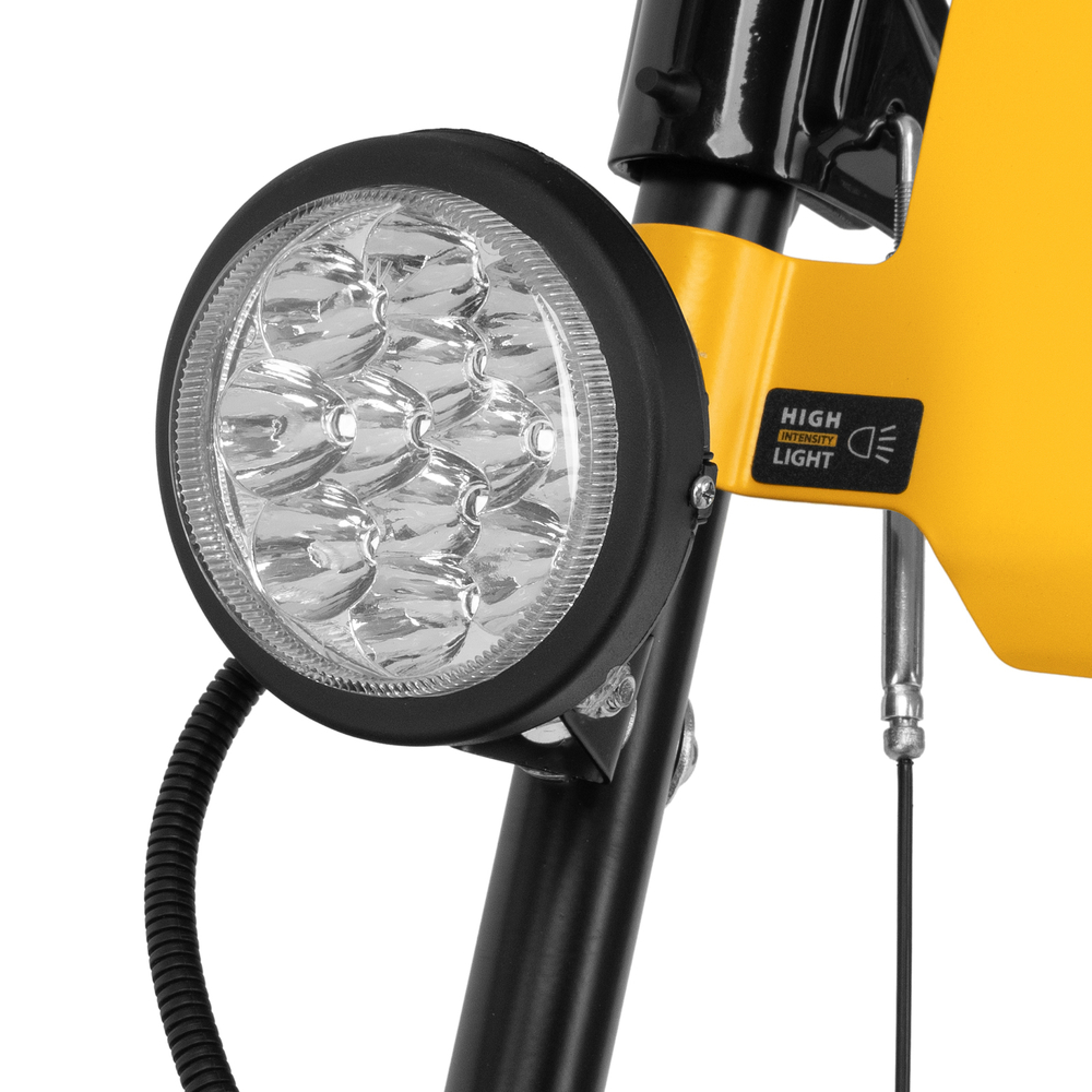 Бензиновая снегоуборочная машина SBM 610, 212 cc, ручной старт, фара Denzel