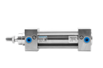 Пневмоцилиндр из нержавеющей стали по ISO 15552 DNGB-CR-100x...-PPV-A