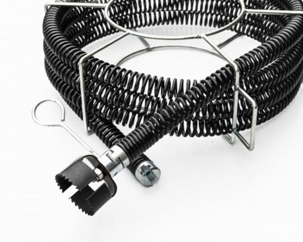 50315-30-5 CROCODILE Спираль для прочистки засоров 30ммх5,0 м.С замками тип"Т".Для механич.прочистки