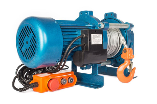 Лебедка электрическая 500/1000 кг 30/15 м с канатом 220 В TOR KCD