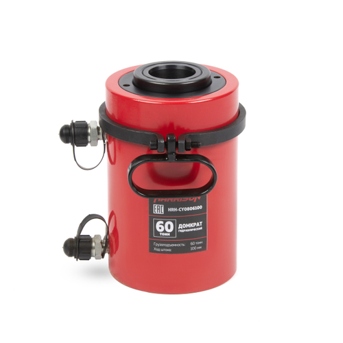 HRH-CY0806100 Домкрат гидравлический с полым штоком, двухполостной 60 т, ход 100 мм