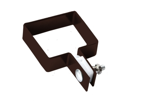 Крепление хомут крайний 62х55 RAL 8017