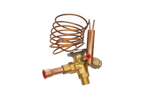 Ридан TE2 068Z3348R — Термостатический расширительный клапан, под отбортовку, присоединительные патрубки 1/2", температура кипения -40…+10 °C