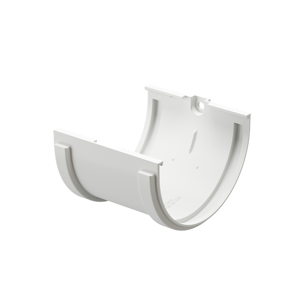 Соединитель желобов Standard, белый