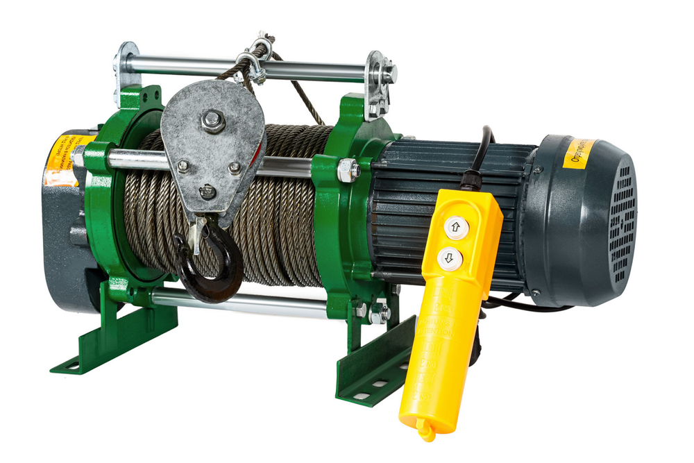 Лебедка электрическая KCD 300/600 кг, 70/35 м 220В