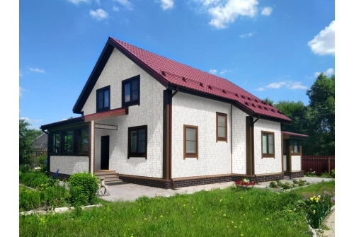 Металлочерепица классик 0,5 Satin RAL 3005 красное вино