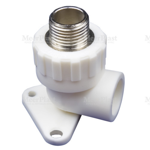 Угольник c креплением (водорозетка) PPRC MeerPlast НР 25х¾"