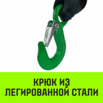 Лебедка ручная барабанная HITCH HW 1100, 1100 кг, канат 10 м