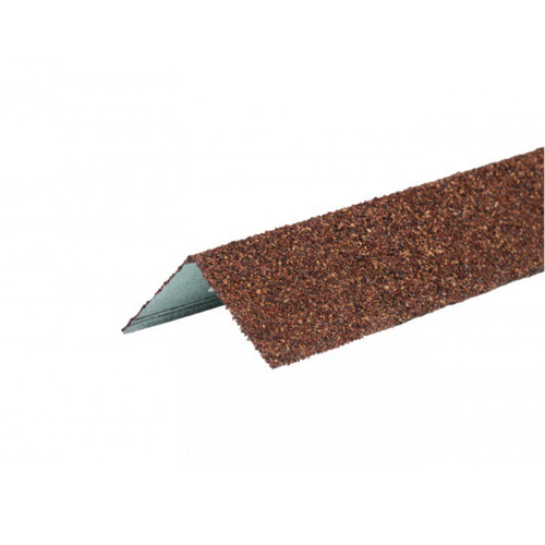 Внешний угол металлический ТехноНиколь Hauberk Терракотовый 1250х50х50 мм, шт