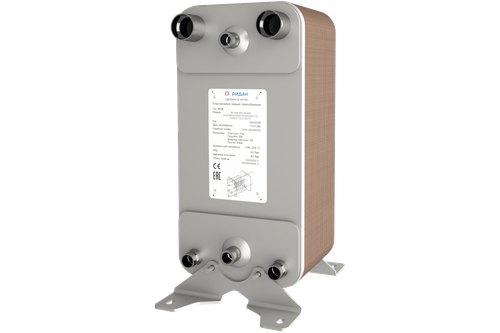 Ридан 111B0303R — Теплообменник пластинчатый паяный BPHE_RD-113W-50-3,0-HDQ, присоединительный штуцер Q1/Q2 — N1/2, H1/H2 — L2