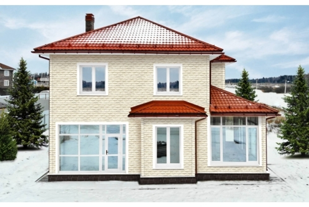 Металлочерепица классик 0,5 Satin Matt RAL 8004 терракота