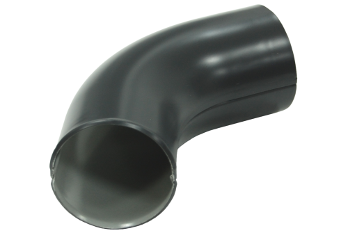 Колено стока Optima 90мм RAL 7024 мокрый асфальт