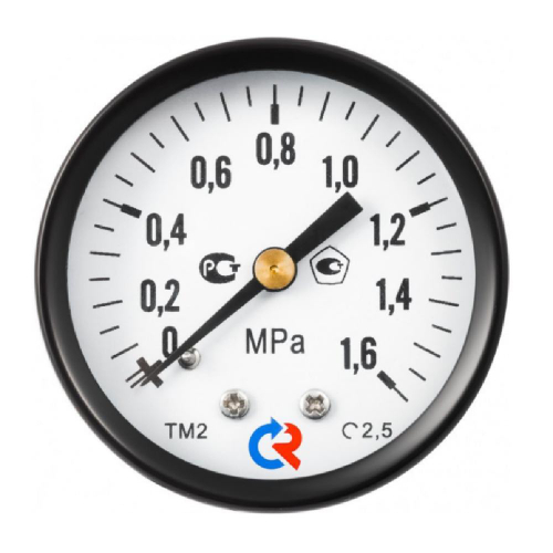Манометр Росма ТМ-21GТ.GG (G-2.5MPa) M12x1.5 2.5 общетехнический 5Gмм, тип - ТМ-21GТ, осевое присоединение, G-2.5МПа, резьба M12x1.5, класс точности 2.5