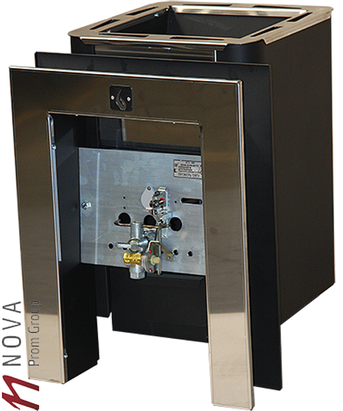 Печь для бани Термофор Колибри 9У антрацит с г/г и порталом