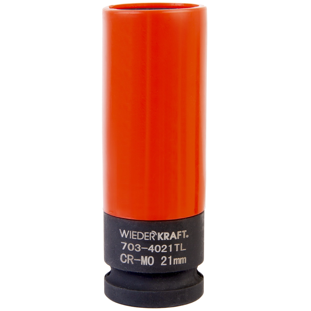 WDK-703-4021L Головка торцевая ударная тонкостенная 1/2", 6 граней, 21 мм