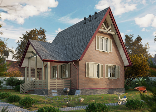 Ламинированная черепица Серия Dragon Standard, серый