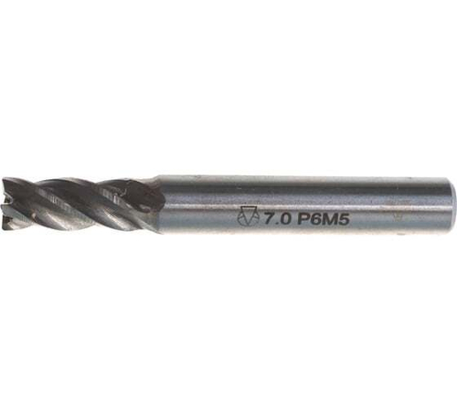 Фреза концевая (7х57х13 мм; Р6М5; 4 перая; ц/х) GRIFF a300034
