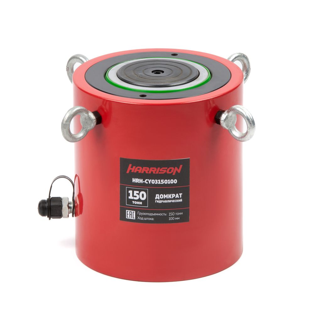 HRH-CY03150100 Домкрат гидравлический, однополостной 150 т, ход 100 мм