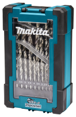 Набор сверл по металлу HSS-G (1-13 мм, шаг 0.5 мм) 25 шт Makita D-67555
