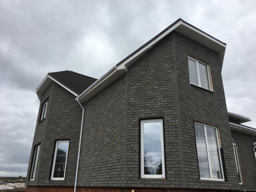 Фасадная плитка ТехноНиколь Hauberk Кирпич Готический, 2,5 м2/упак