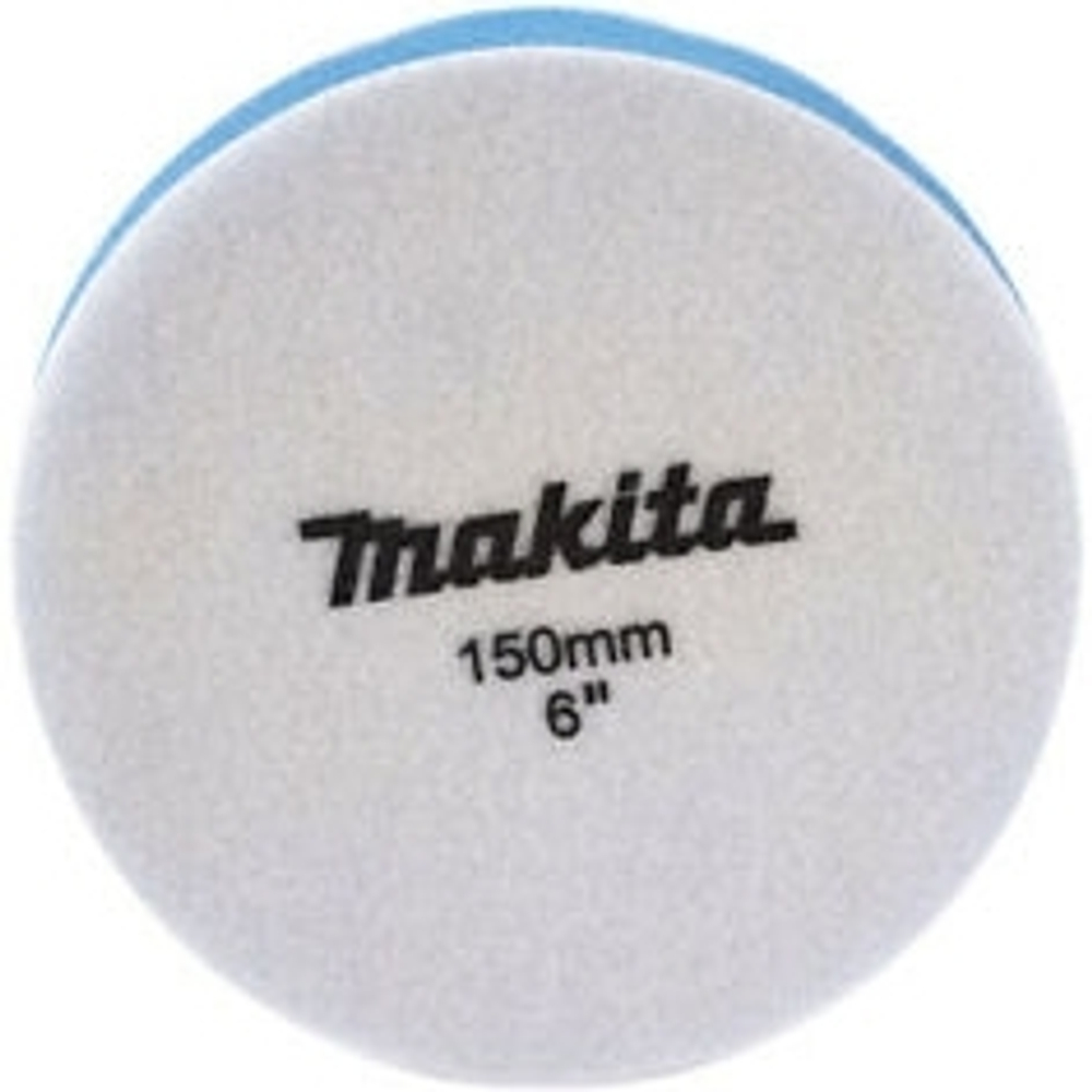 Насадка полировальная из поролона 150 мм (волнистая, синяя) Makita D-62642