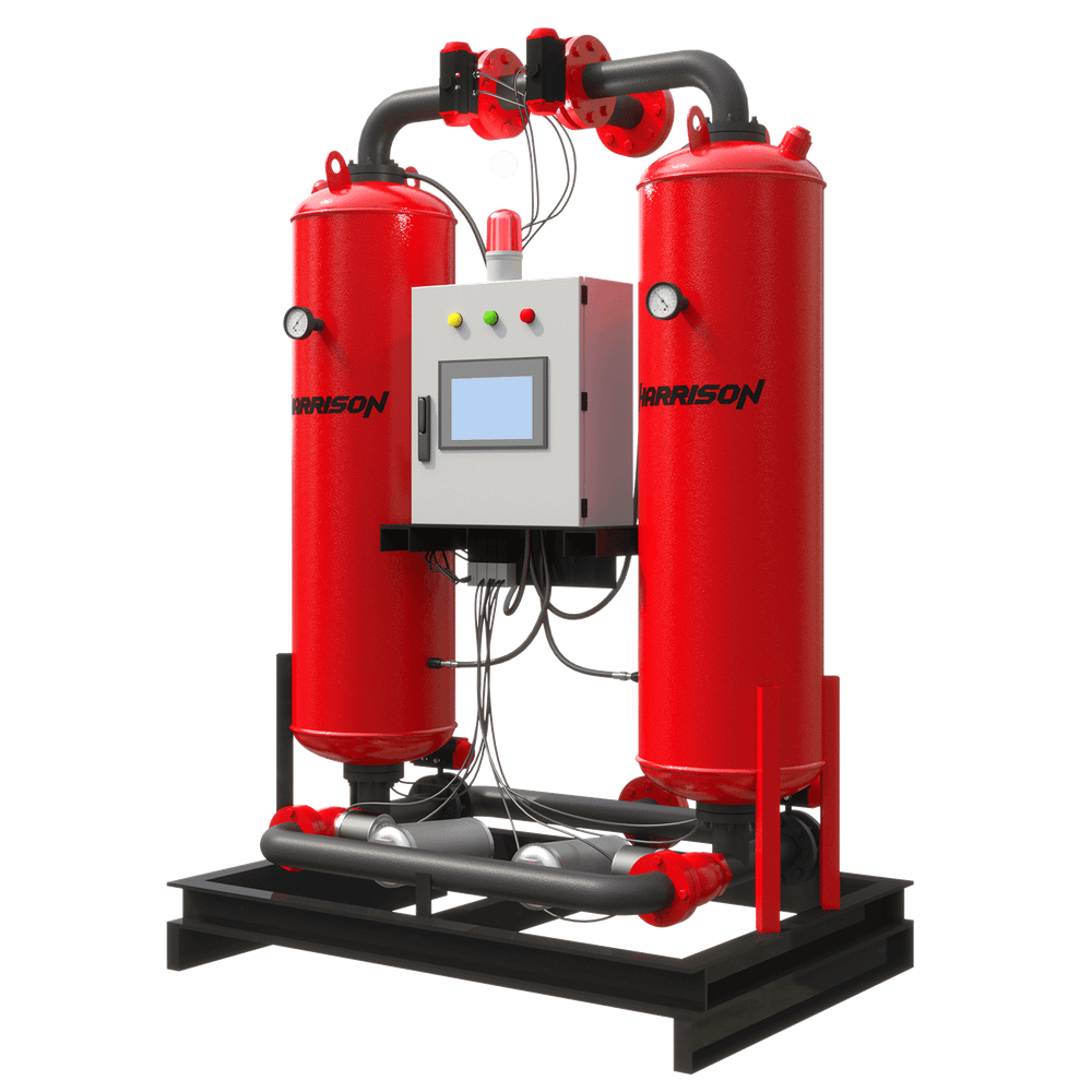 HRS-D9855000SRD Адсорбционный осушитель горячей регенерации: 55000 л/мин; -40°C; 10 бар