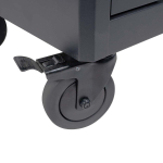 OPT-717M Тележка инструментальная, 7 полок с набором инструментов, металлическая столешница