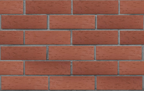 Клинкер фасадный ЛСР 0,71 НФ тёмно-красный "Эдинбург" береста
