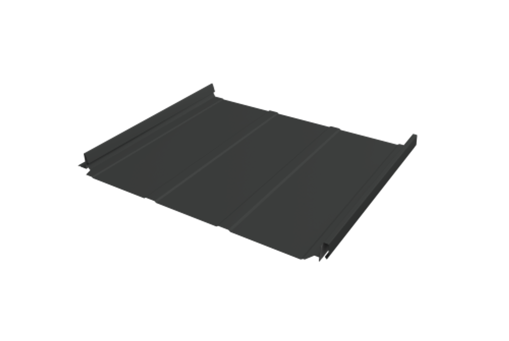 Кликфальц Pro Line Grand Line 0,45 Drap TX с пленкой на замках RAL 7016 антрацитово-серый