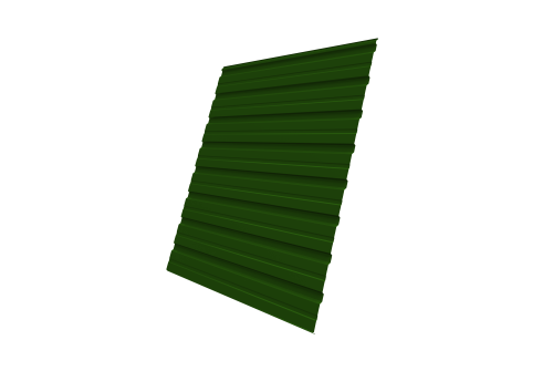 Профнастил C10R 0,45 PE RAL 6002 лиственно-зеленый